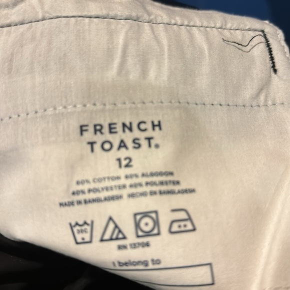 NWT French Toast Boys Flat Front Relaxed Pants - Picture 5 of 5